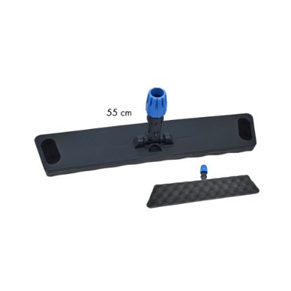 Bild von TrapezHalter mit Schaumstoffauflage – für Einweg- Staubbindetücher, Öltücher oder imprägnierte- / Vliestücher